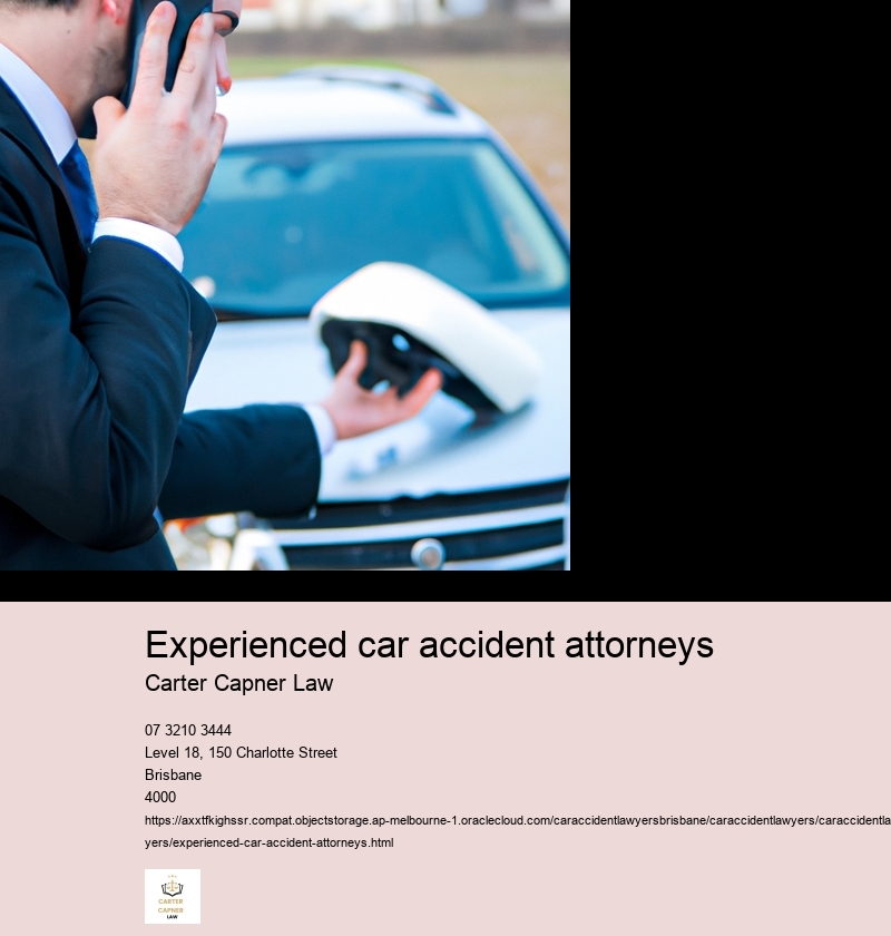 Experienced car accident attorneys  