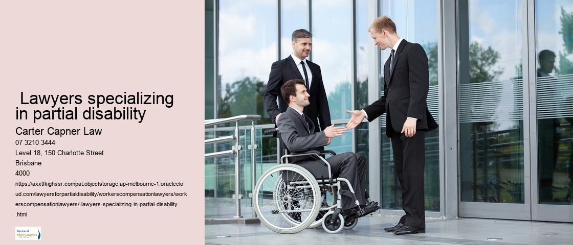  Lawyers specializing in partial disability