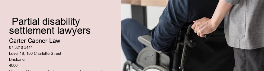  Partial disability settlement lawyers