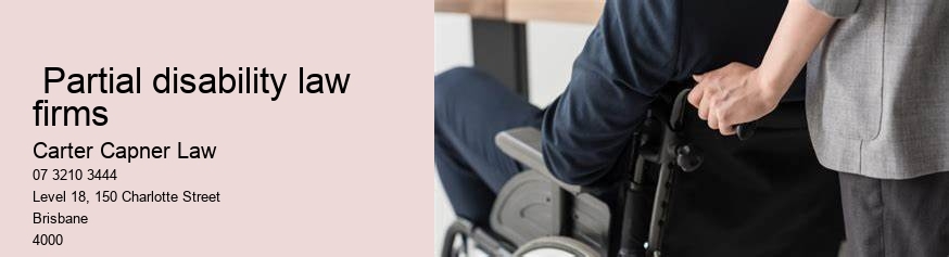  Partial disability law firms