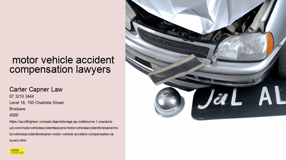 motor vehicle accident compensation lawyers      